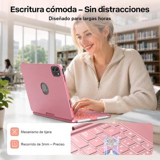 Funda con Teclado KBCASE iPad Pro 11 M5/M4