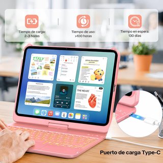 Funda con Teclado KBCASE iPad Pro 11 M5/M4