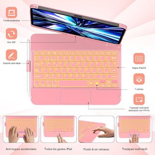 Funda con Teclado KBCASE iPad Pro 11 M5/M4