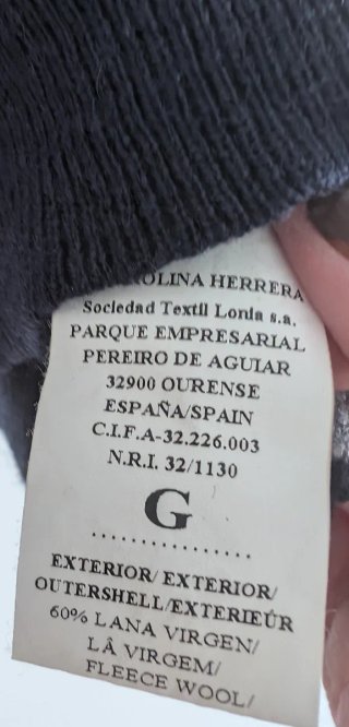 Jersey rayas rojas, grises y azul marino Talla L