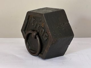 Pesa 2kg hierro hexagonal