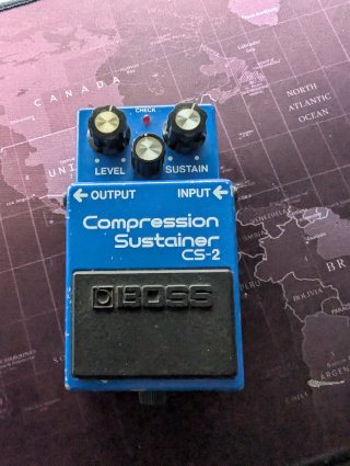 Boss BF-2, CS-2, Locobox ad-1..
