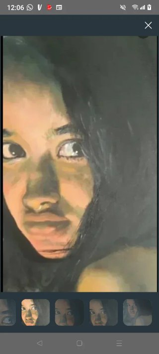 Cuadro al óleo adquirido en galería