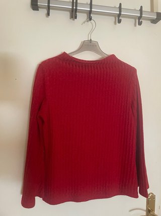 Jersey rojo de canalé