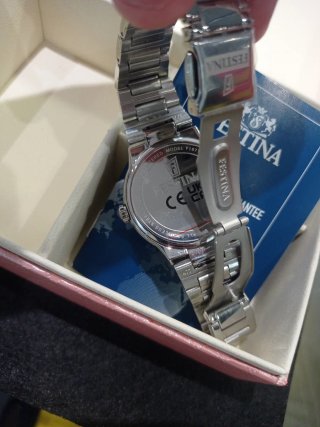 Reloj Festina Plata y Blanco