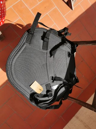 Asiento Kayak/SUP Ajustable Negro