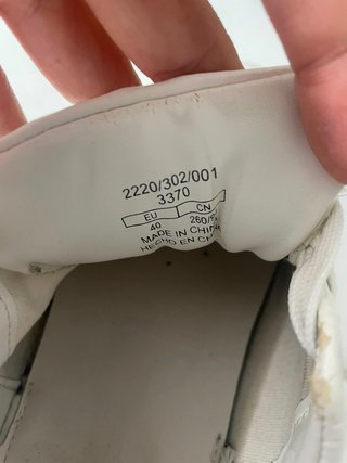 Zapatillas Zara Blancas Talla 40