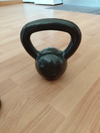 Pesa Rusa 8 kg Hierro Negra