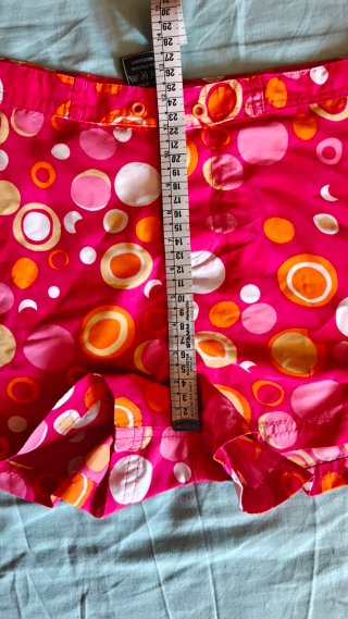 Pantalón corto fucsia lunares colores XL