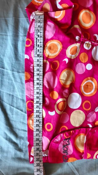 Pantalón corto fucsia lunares colores XL