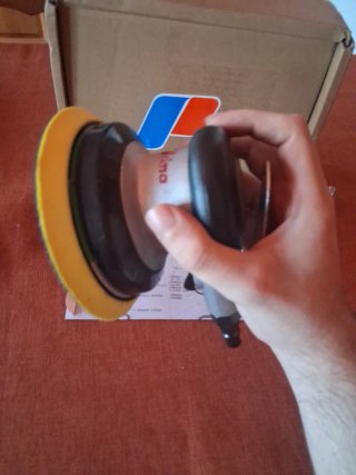 Levigatrice orbitale pneumatica Prima auto ××
