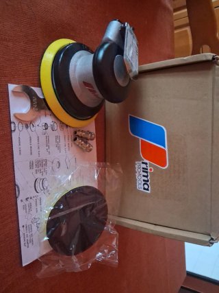 Levigatrice orbitale pneumatica Prima auto ××