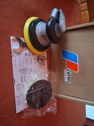 Levigatrice orbitale pneumatica Prima auto ××