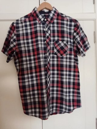 Camisa de cuadros hombre