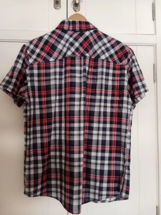 Camisa de cuadros hombre