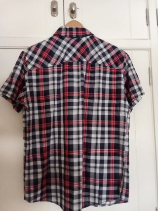 Camisa de cuadros hombre