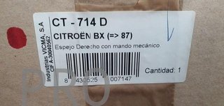 espejo citroen bx derecho nuevo