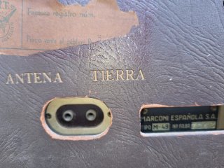 Radio Marconi muy antigua