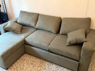 Divano letto angolare Liberty con penisola
