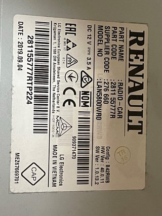 Navegador Renault Media Nav Evolution 3 MN3