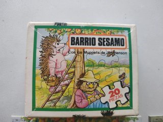 Puzzles Barrio Sésamo 20 piezas años 80