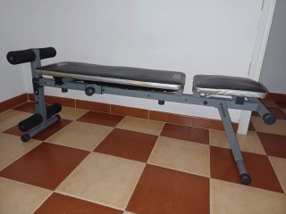 Bicicleta Spinning y Banco Musculación