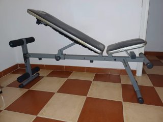Bicicleta Spinning y Banco Musculación