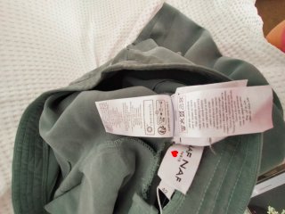 Pantalón palazzo Naf Naf verde talla 42