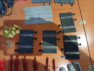 Lote Scalextric: Mandos, transformadores y pistas