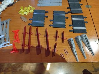 Lote Scalextric: Mandos, transformadores y pistas