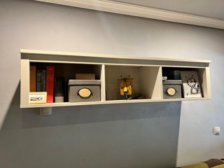 Estantería blanca de madera Ikea