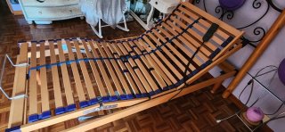 Cama articulada con cabecero y colchón látex
