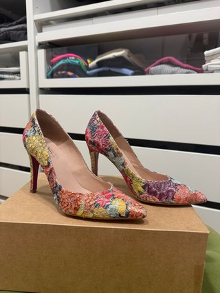 Tacones de fiesta estampados