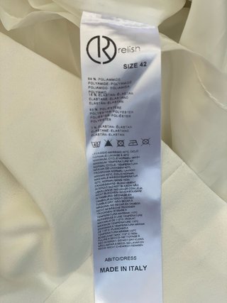 Abito cerimonia Relish bianco taglia 42