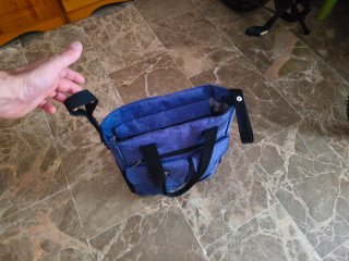 Bolso vaquero para carrito de bebé