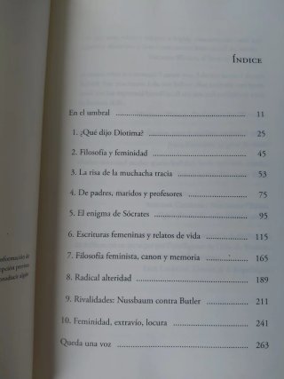 Cenar con Diotima filosofía y feminidad