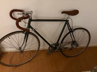 Bicicleta Clásica Restaurada Verde