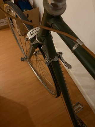Bicicleta Clásica Restaurada Verde