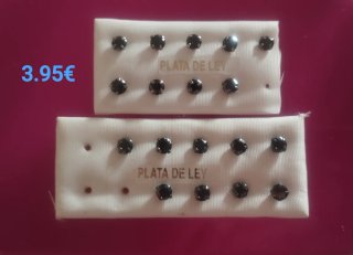 Pendientes perla plata 1ª ley