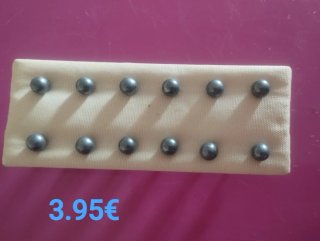 Pendientes perla plata 1ª ley