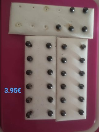 Pendientes perla plata 1ª ley