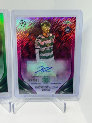 Thiago Holm 3 Autógrafos Base green /99 pink /250