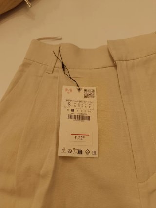 Bermudas Zara Beige Talla S