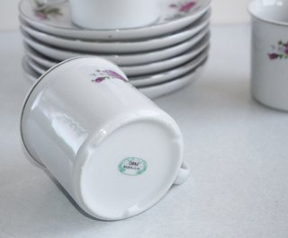 Juego café JIEPAI 4 tazas y 6 platos