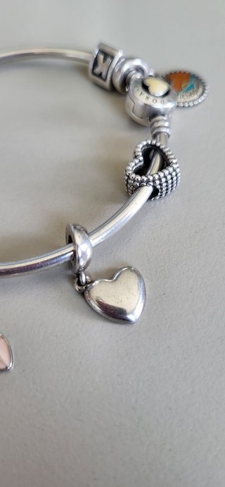 Pulsera Pandora Plata Corazón