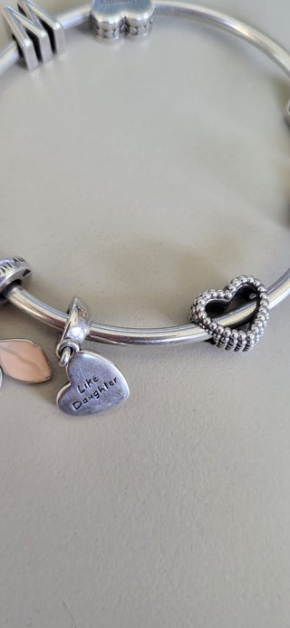 Pulsera Pandora Plata Corazón