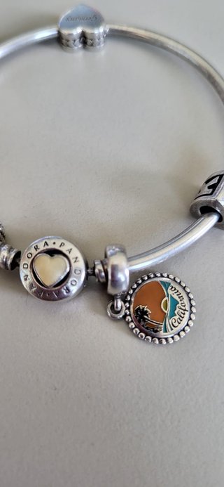 Pulsera Pandora Plata Corazón
