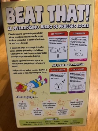 Juego de mesa Beat That! Pruebas locas