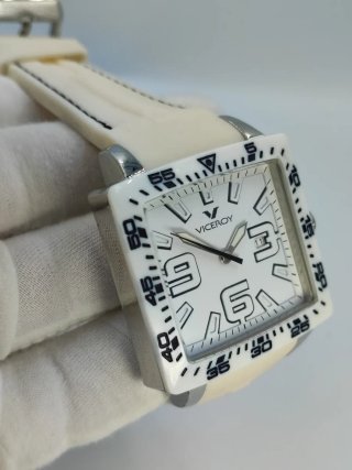 Reloj Viceroy Unisex Blanco y Plateado