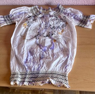 Blusa Desigual bordada talla S.Con diseño Tie-dye